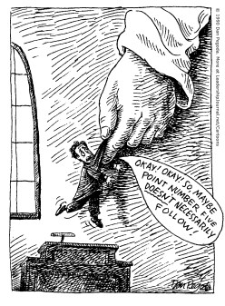 Okay! Okay! So, maybe point number five doesn't necessarily follow!