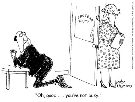 Oh good, you're not busy.