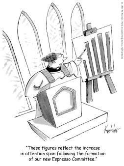 These figures reflect the increase in attention span following the formation of our new Espresso Committee.