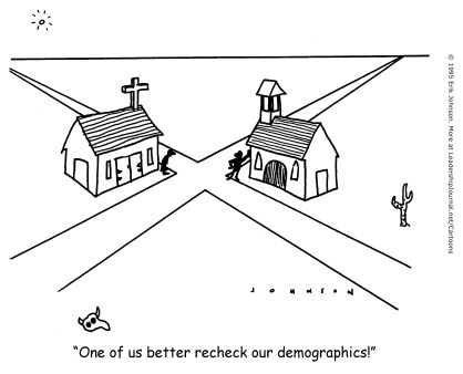 One of us better recheck our demographics!