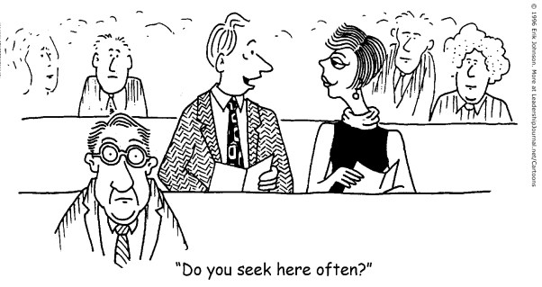 Do you seek here often?