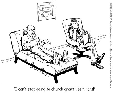 I can't stop going to church growth seminars!