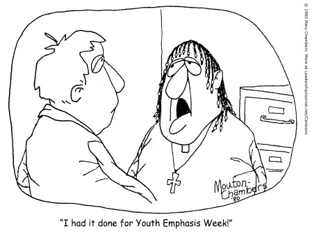 I had it done for Youth Emphasis Week!