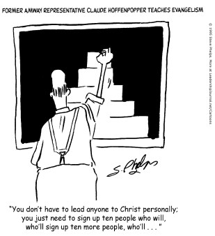 You don't have to lead anyone to Christ personally