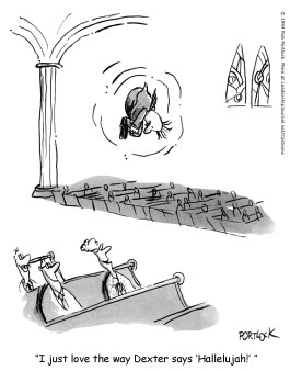 I just love the way Dexter says “Hallelujah!”