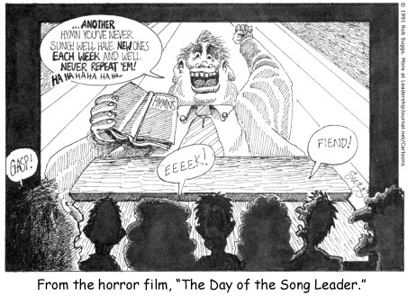 From the horror film, “The Day of the Song Leader.”