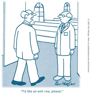 "I'd like an exit row, please."