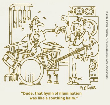 Dude, that hymn of illumination was like a soothing balm.