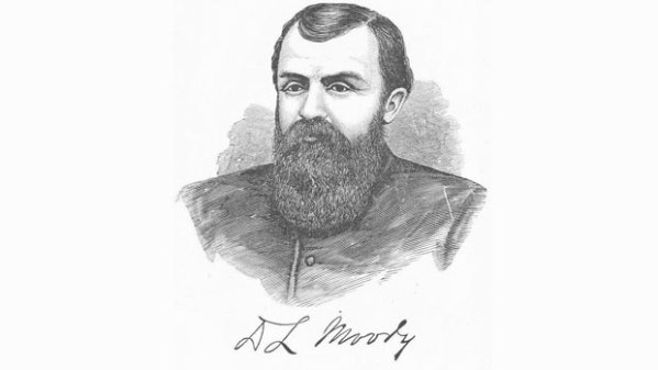 Frontispiece illlustration from "Moody's Anecdotes And Illustrations," Dwight L. Moody