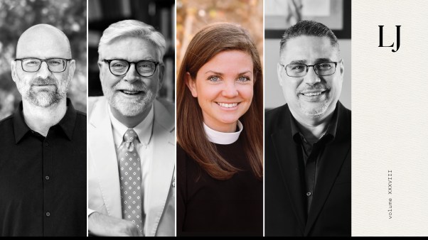 Portraits of Jonathan Leeman, Hershael W. York, Hannah Miller King, Gabriel Salguero