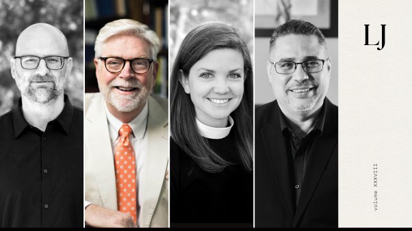 Portraits of Jonathan Leeman, Hershael W. York, Hannah Miller King, Gabriel Salguero