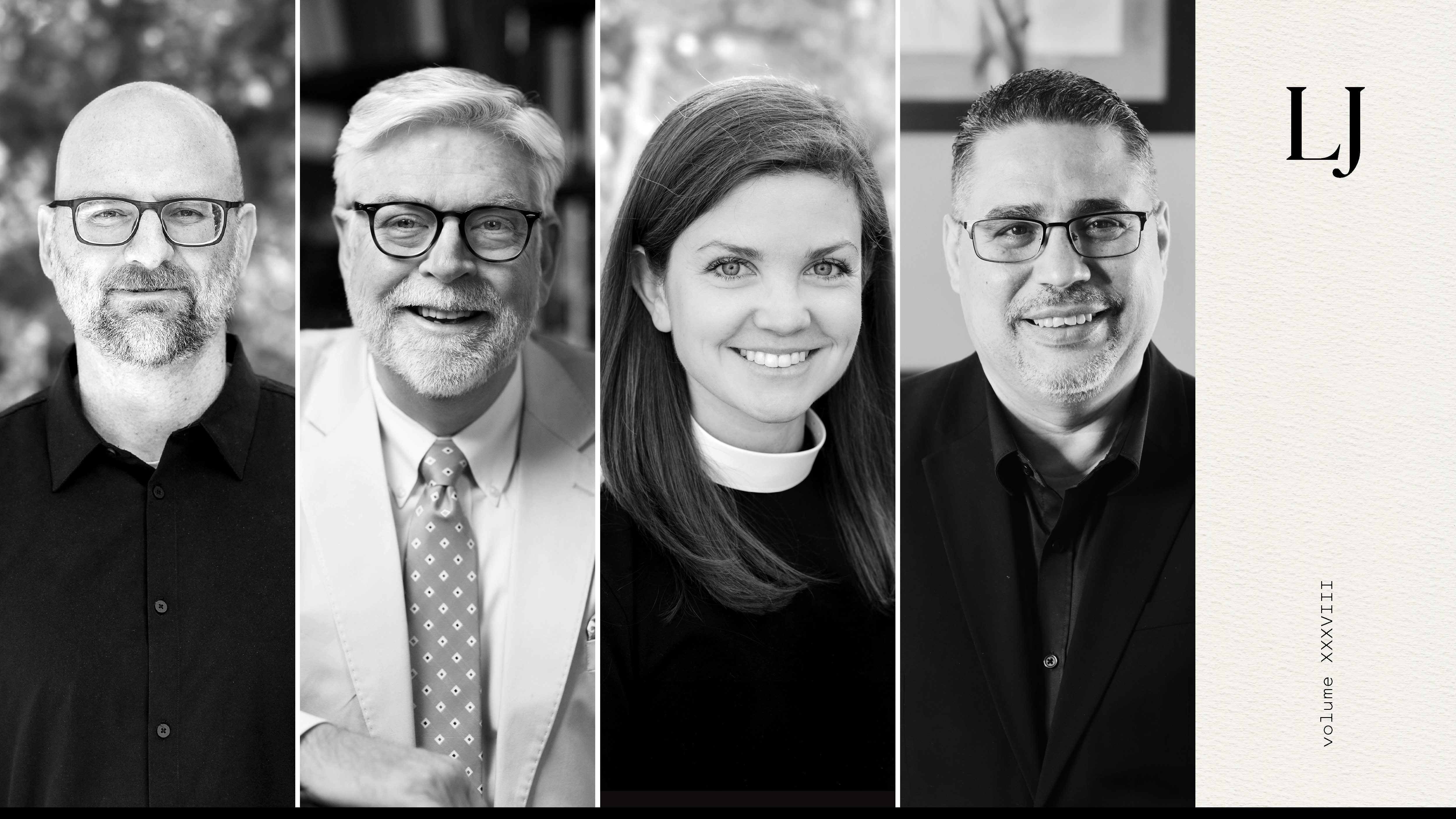 Portraits of Jonathan Leeman, Hershael W. York, Hannah Miller King, Gabriel Salguero