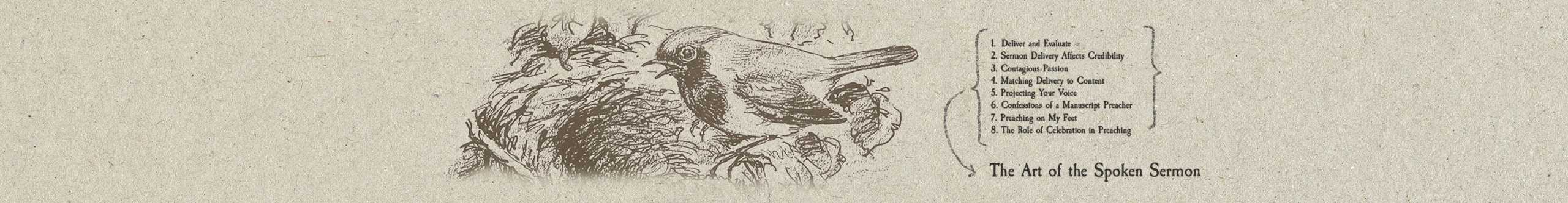 A sketch of a bird in a nest