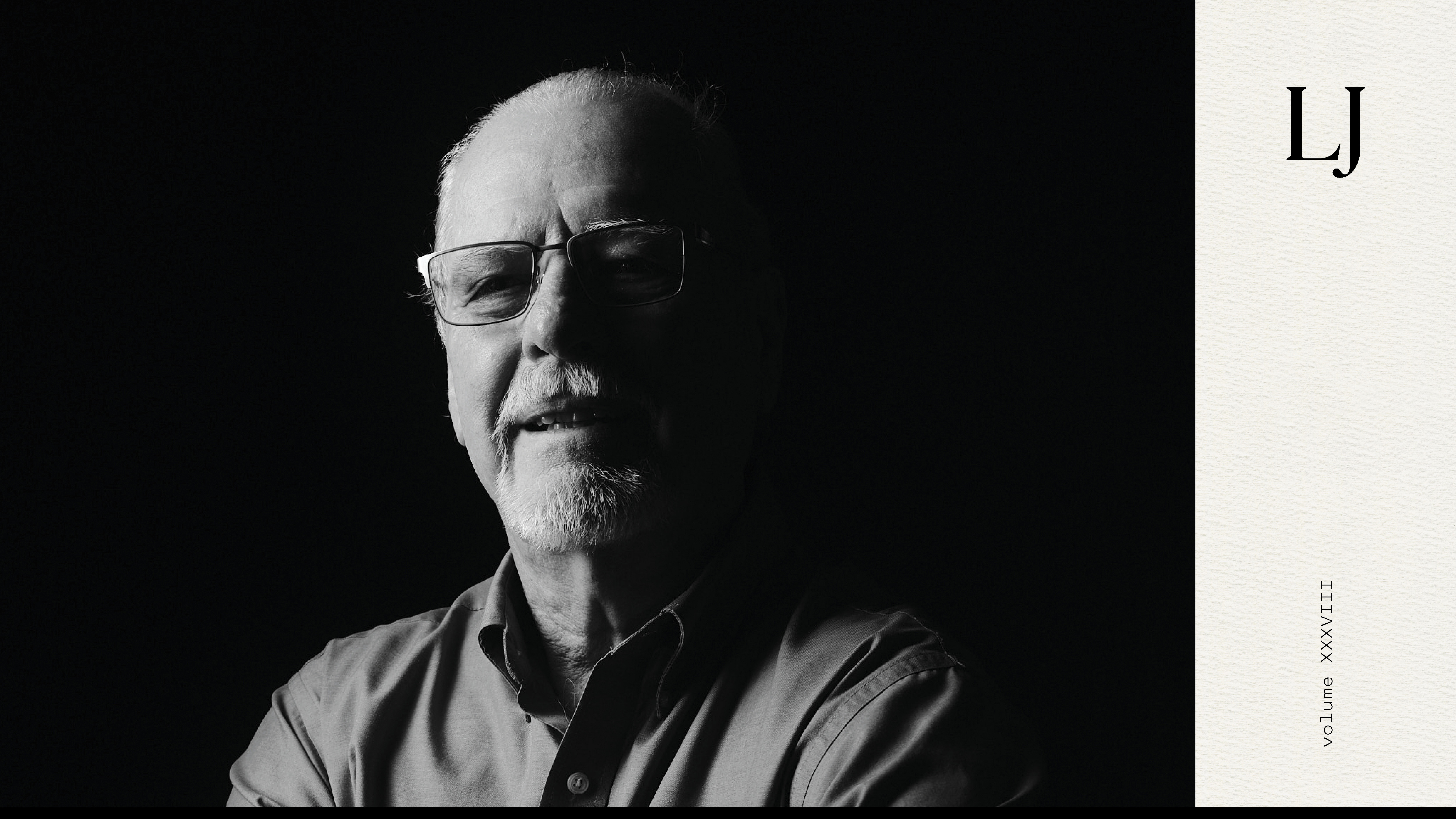 black and white portrait of Richard Foster in 2025