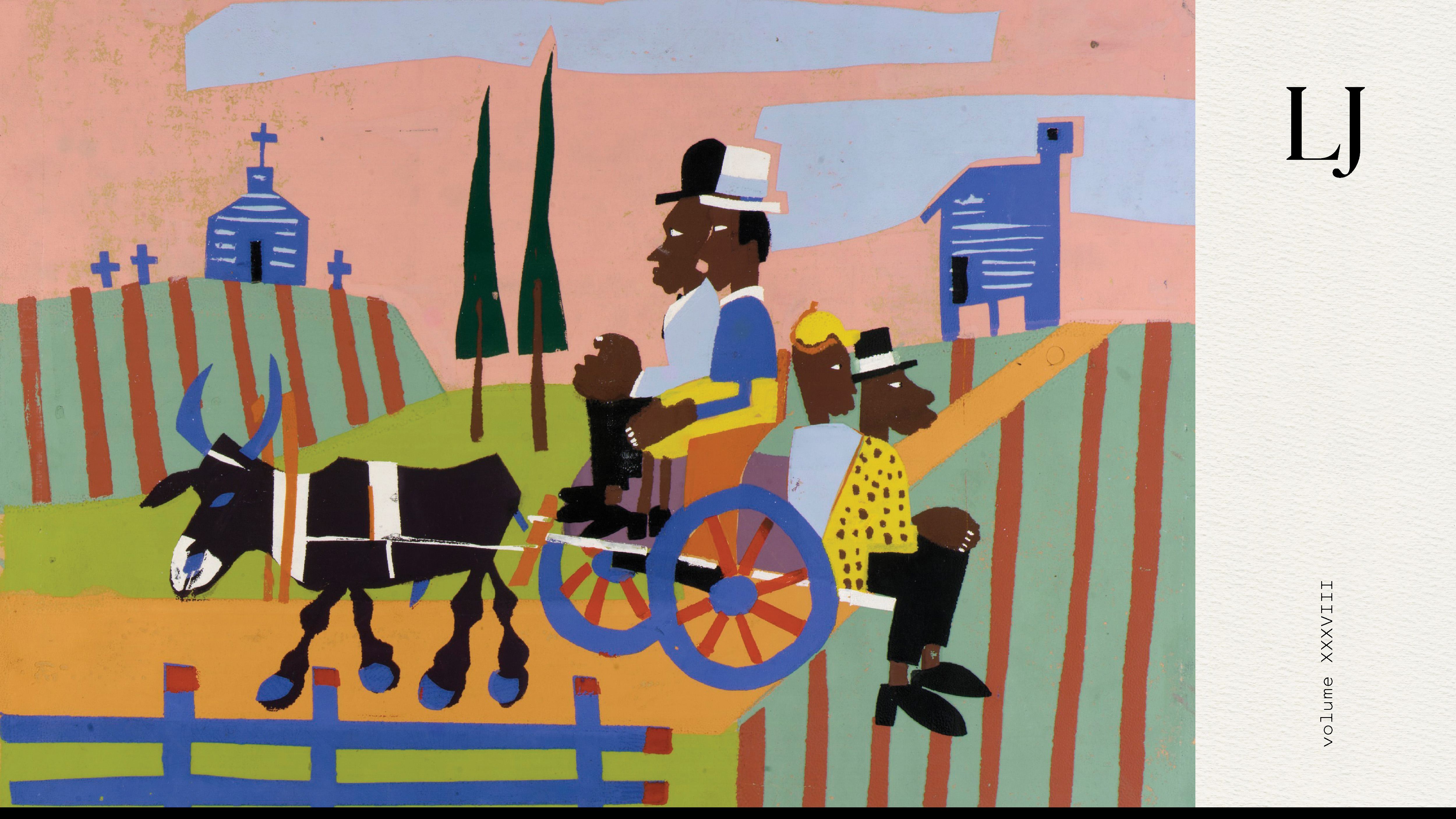 A painting of Going to Church by William H. Johnson