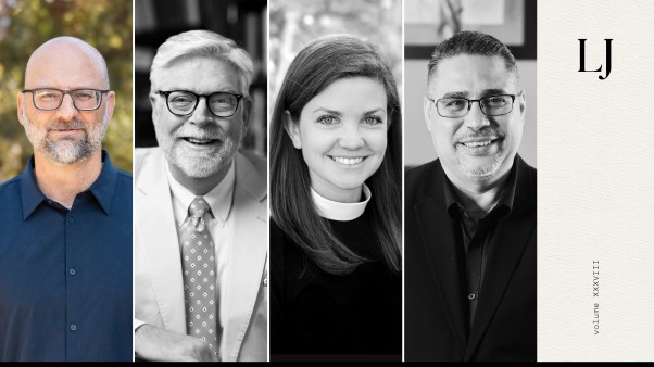 Portraits of Jonathan Leeman, Hershael W. York, Hannah Miller King, Gabriel Salguero