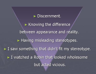 A list of items representing the Pyramid of Abstraction