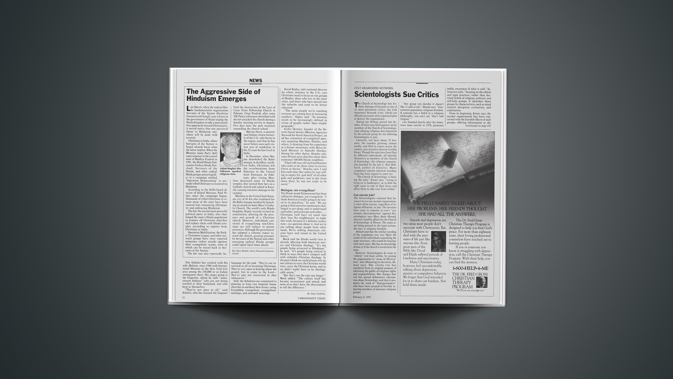 Cult Awareness Network: Scientologists Sue Critics - Christianity