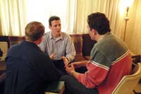 Kirby Heyborne, K.C. Clyde, and Scott Christopher