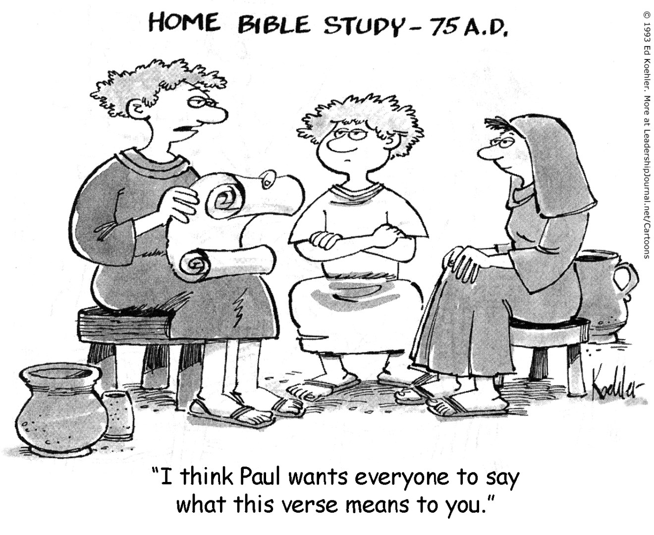 I think Paul wants everyone to say what this verse means to you.