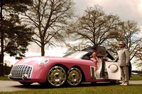 Lady Penelope and her butlerwith the FAB 1