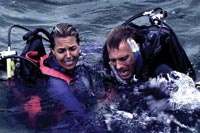 It's terror on the seas for Blanchard Ryan and Daniel Travis