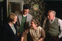 Alex Kelly, Daniel Mays, Imelda Staunton and Philip Davis play Vera's happy, loving family