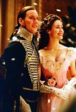 Raoul (Patrick Wilson) and Christine (Rossum)