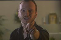 Tom Schulte plays the part of James