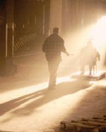 Creepy apparitions are par for the course in this scary movie