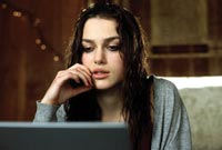 Keira Knightley plays Jackie, whom Jack meets on a time travel trip