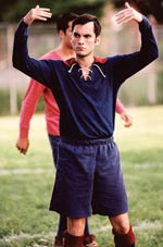 Wesley Bentley in the role of halfback Walter Bahr