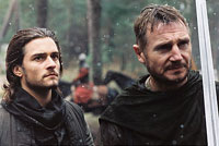 Balian (Orlando Bloom) and Godfrey (Liam Neeson)