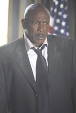 Louis Gossett Jr. plays the role of the President