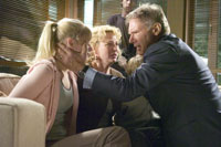 Harrison Ford plays Jack Stanfield, a man trying to protect his family, including daughter Sarah (Carly Schroeder) and wife Beth (Virginia Madsen)
