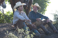 Mel (Julio Cedillo) and Pete became close buddies—but not in a 'Brokeback' way