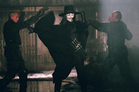 V kicks some Brit bum, but this isn't primarily an action film