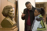 Dr. Larabee (Laurence Fishburne) teaches Akeelah about words, and more