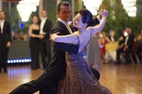 Antonio Banderas and Anna Dimitrie Melamed (as his partner) in perfect form