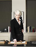 Meryl Streep as Miranda, the dragon lady of a boss
