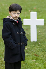Seamus Davey-Fitzpatrick as Damien, a boy who tends to get a bit, er, cross at times