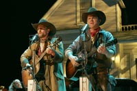 Woody Harrelson and John C. Reilly, as Dusty and Lefty, are the source of the film's 'risque humor'