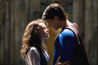 Supes still has a thing for Lois, though she's now engaged and has a child