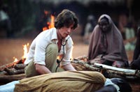 James McAvoy as the young physician Nicholas Garrigan