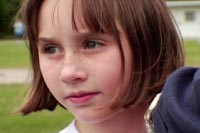 Nine-year-old Rachael Elhart is one of the featured kids