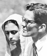 Pasolini with his Mary (Margherita Caruso)