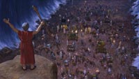 The Israelites cross the Red Sea