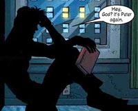 In the comics, Parker has turned to God in prayer