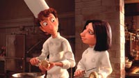 It wouldn't be Paris without romance, and Linguini has his eyes on Colette