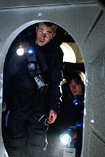 Chris Evans as Mace, Cillian Murphy as Capa